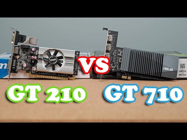 The Ultimate GPU showdown: Nvidia GT 710 vs GT 210!