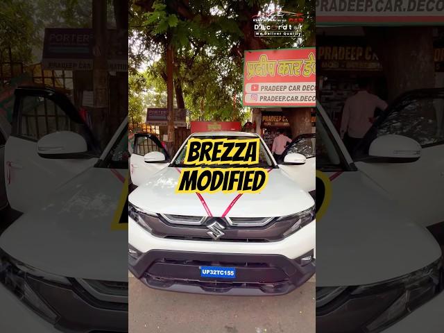 Brezza LXI cng 2024 accessories #brezza #modifiedcars #cars #automobile #carmodificationaccessories