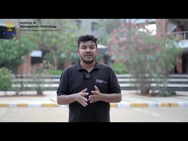 Learn from IMT Hyderabad student experience; PGDM Marketing