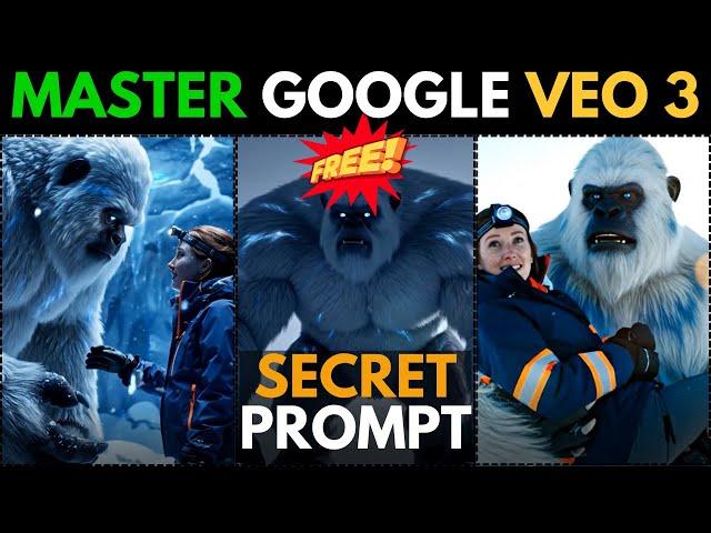 Google VEO 3 Tutorial: Create FREE Viral AI Movies (Yeti Vlogs) | Master Text To Video