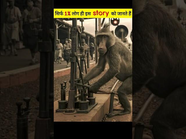 Monkey worked 9 years in railway line what happened next ? 