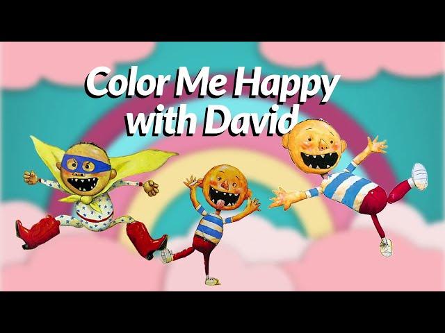 No David | Color Me Happy | Learn about Feelings | Adapted Books for Fun ( Kids Books Read Aloud )