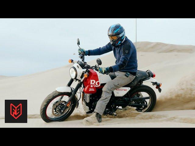 Royal Enfield Scram 411 ️ ¡Prueba en las Dunas! ️