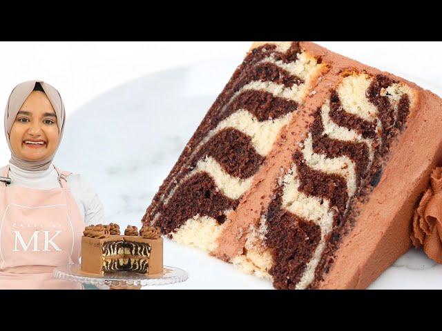 WOW your guests with this fluffy MARBLE CAKE recipe! Moist marble cake using one recipe