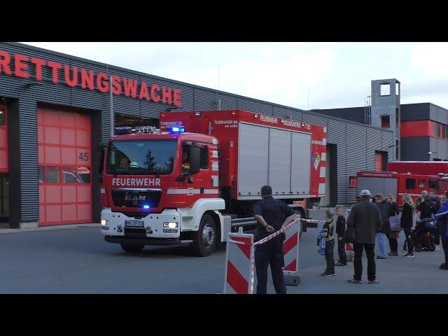 Gasalarm während Tag der offenen Tür - Alarmierung + Ausrücken Feuerwehr Neumünster