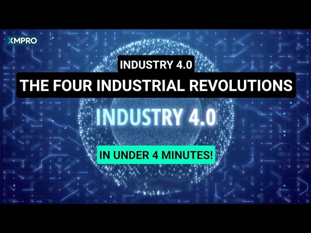 The Four Industrial Revolutions Explained In Under 4 Minutes! #industry4 #smartmanufacturing