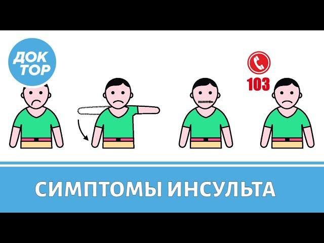 Признаки инсульта