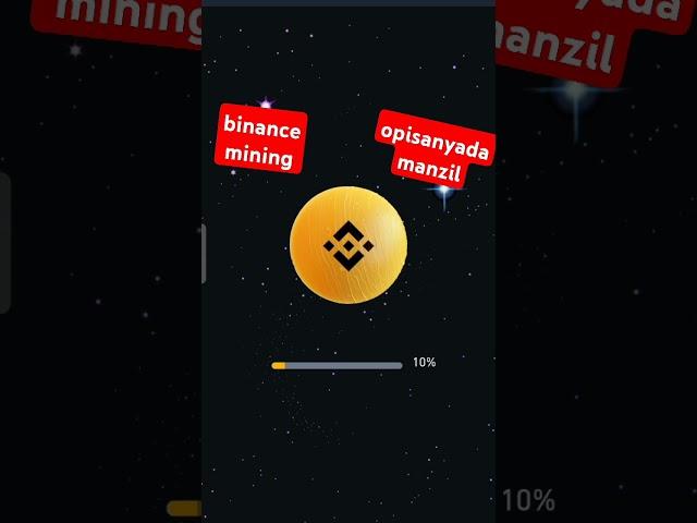 BINANCE MINING  TELEGRAMDA PUL TOPISH