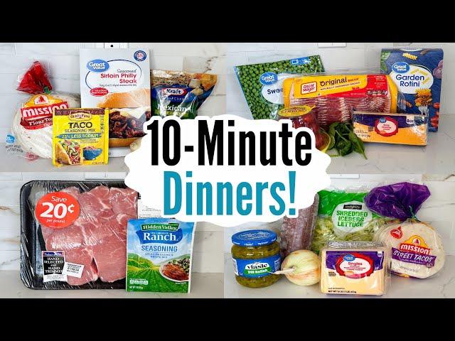 10 MINUTE DINNERS | 5 Tasty & QUICK Recipes | Best Home Cooked Meals Made EASY | Julia Pacheco