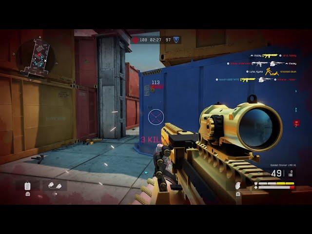 Warface - Golden Stoner LMG A1 - Team Deathmatch - Oil Depot