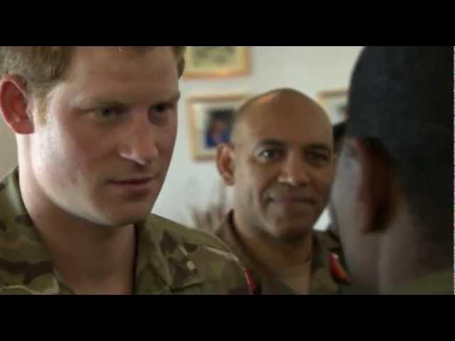 Jubilee tour of the Caribbean: Prince Harry visits army base