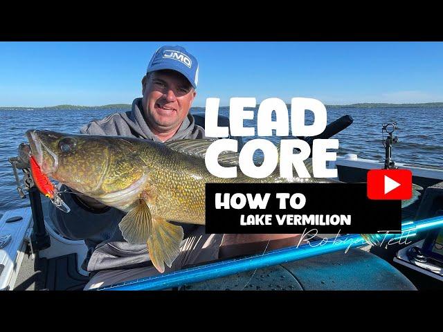 Trolling Walleye with Leadcore | Complete Guide| Lake Vermillion, MN