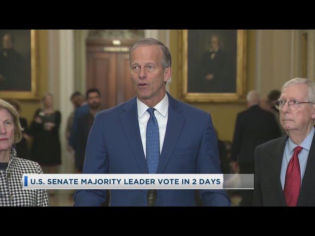 U.S. Senate Majority Leader Vote In 2 Days