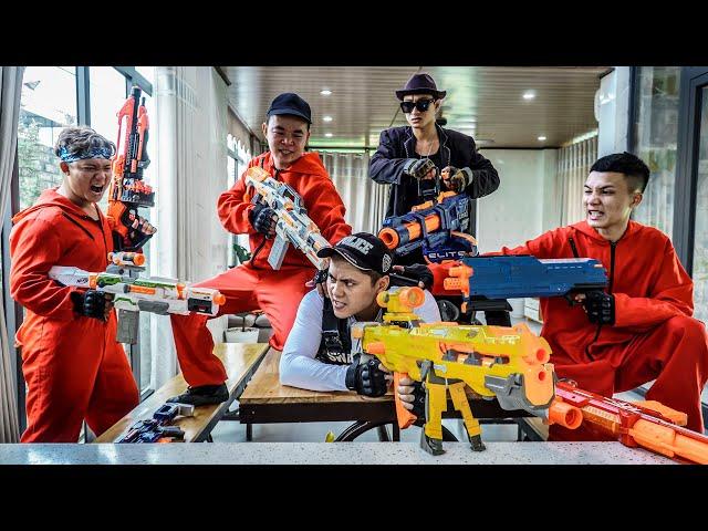 LTT Nerf War : Team SEAL X Warriors Nerf Guns Fight Crime Dr Ken Criminal Hunting Campaign