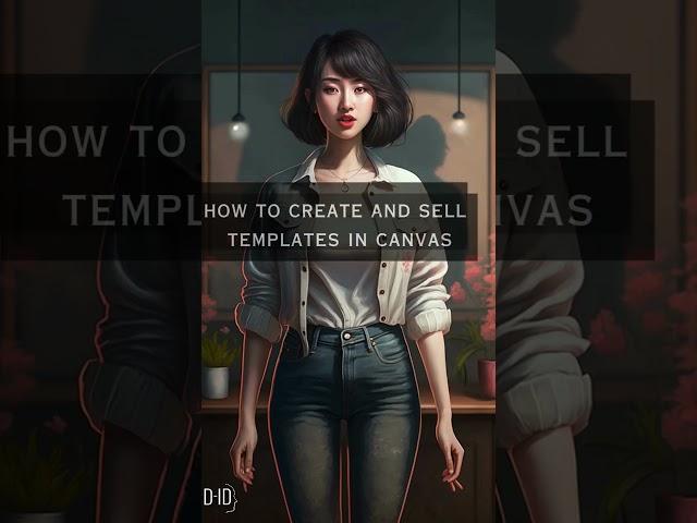 How to create and sell templates in canvas. #shorts #canvas #template #website