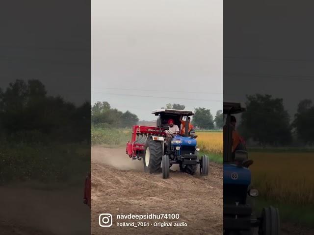 New holland 3630 vs super seeder #viral #trending #jattlife #newholland #3630 #kheti #newholland3630