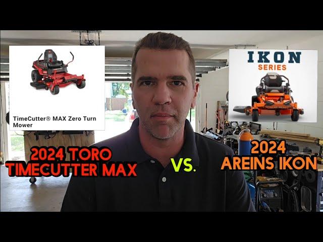 Toro Timecutter Max VS. Ariens IKON! I can't believe what $100 price difference get you!