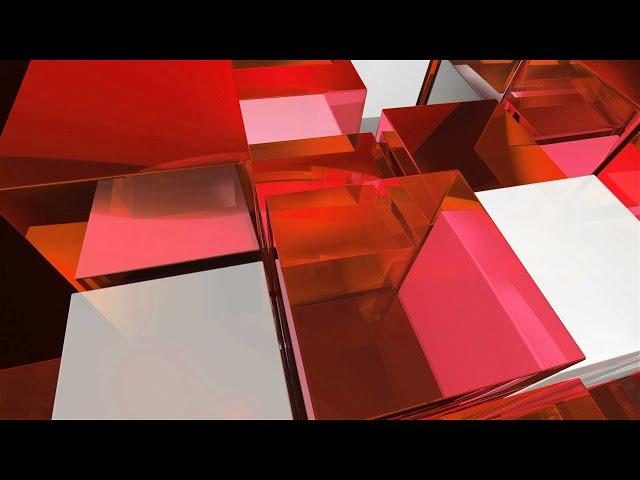 News Broadcast | Looped Animation | Looped Cubic Red Background | Free video Footage