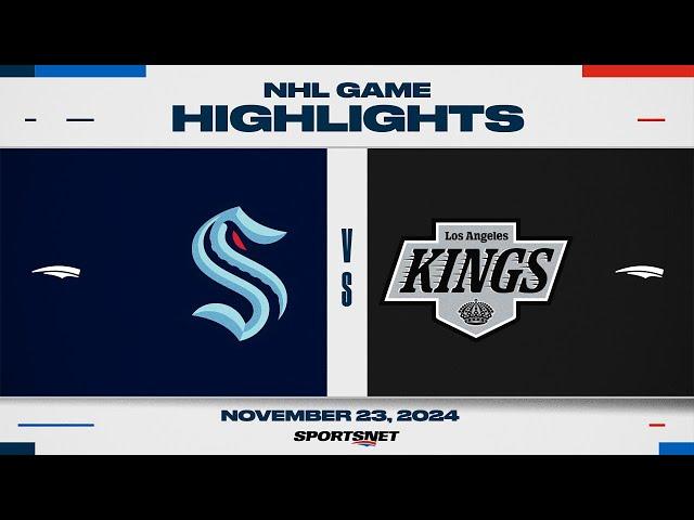 NHL Highlights | Kraken vs. Kings - November 23, 2024