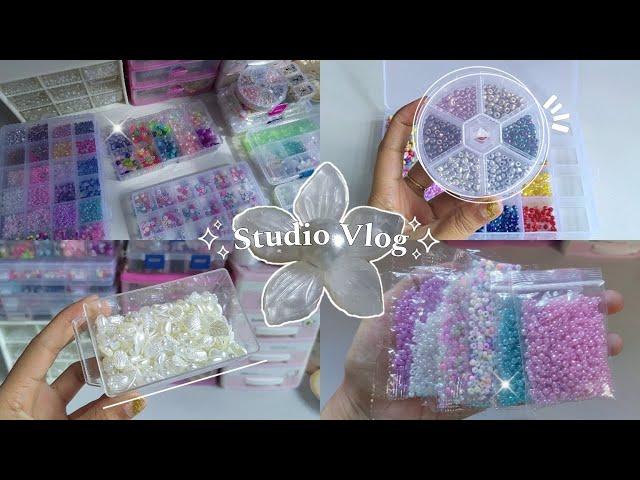 ASMR Organizing & Restocking Beads | A Cozy & Chill Bead Organization 2024