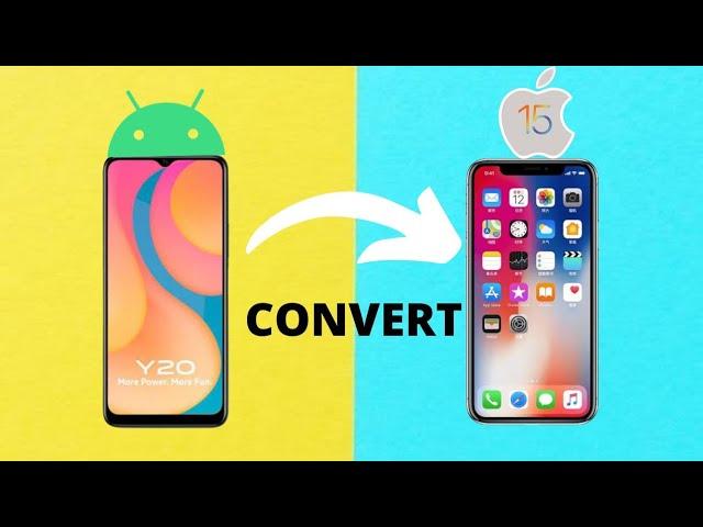 How To Convert Android Into IOS 15/Technical Ankit