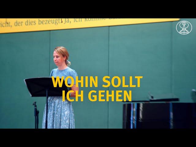 Wohin sollt ich gehen | Klavier und Gesang mit Liedtext