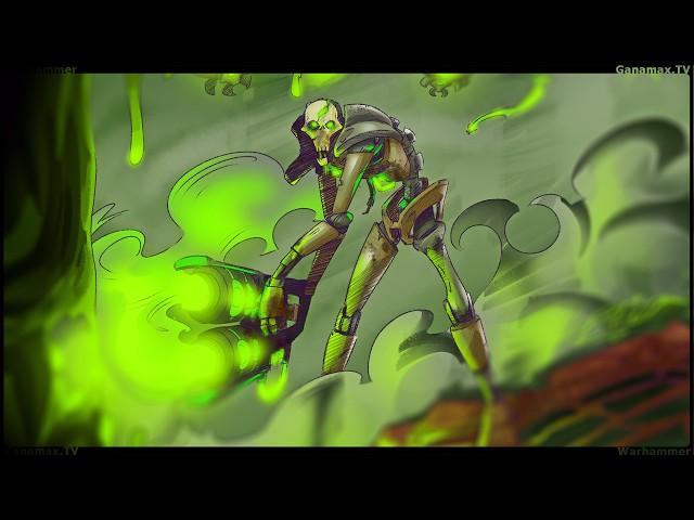 Lore in a Drawing: Necron Warriors