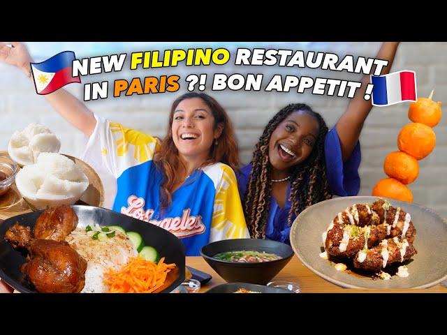 Filipino Food trip in PARIS France ! Kwek Kwek, UBE ?! (Kapé, Sakusina, Potpot, Reyna)