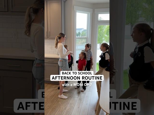 Back to School Afternoon Routine with a Mom of 7 #routines #routinevlog #momlife #familylife