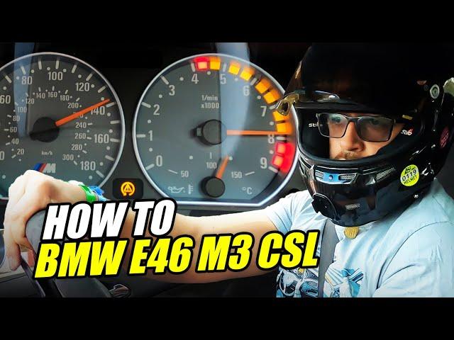 SINGING the BMW E46 M3 CSL Through the Green Hell!