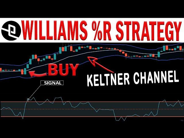 TRADING STRATEGY: Williams %R indicator + Keltner channel strategy/ everything you need to know