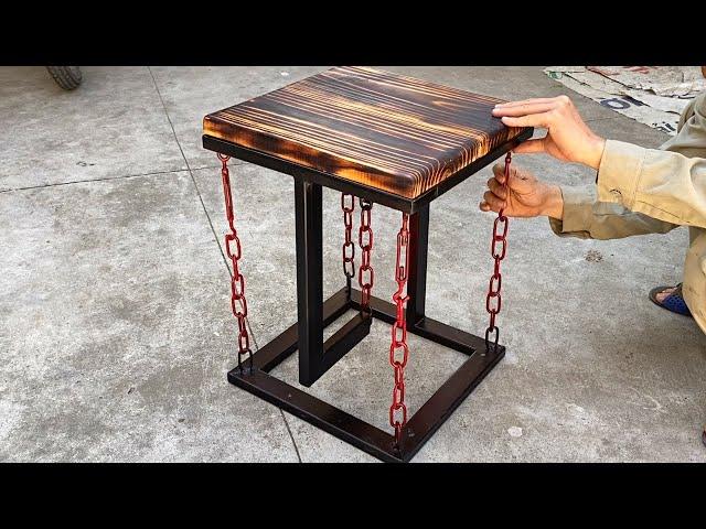 DIY - Great Craftsman's Ideas // Magic Chain Chair // Metal Smart Folding Utensils !!