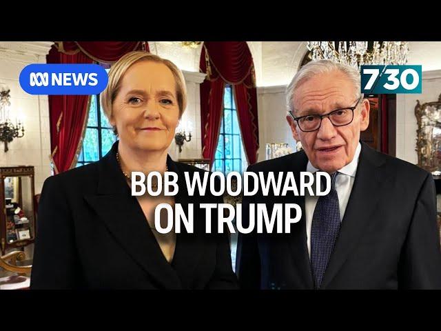 'Don't give up on American democracy' after Trump's re-election, says Bob Woodward | 7.30