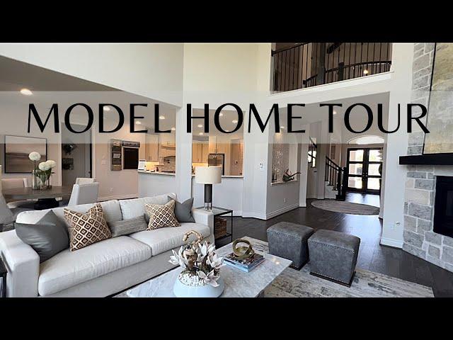 New Home Tour : Luxury Model Home w/ Dark Brown Wood Floors : House Tour