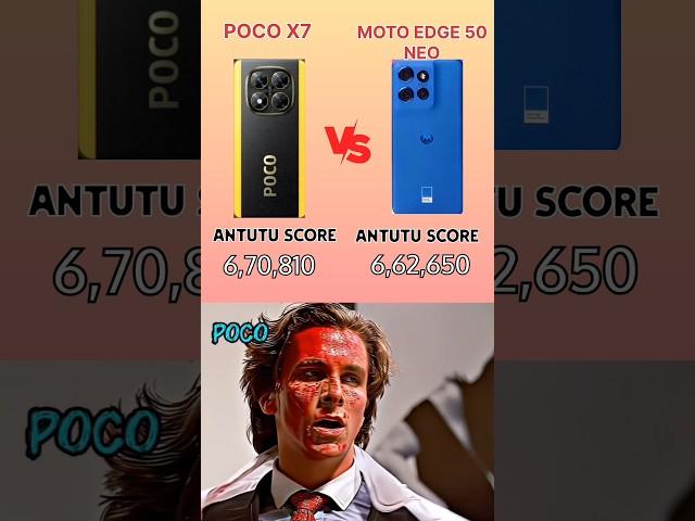 POCO X7 vs Moto Edge 50 Neo  | Who Wins? 