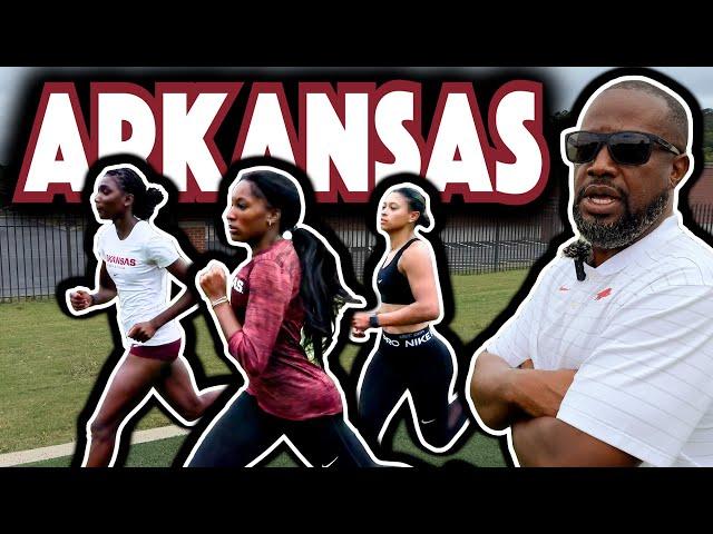 Fall Training 10x300m ft. NCAA Champions Arkansas Women