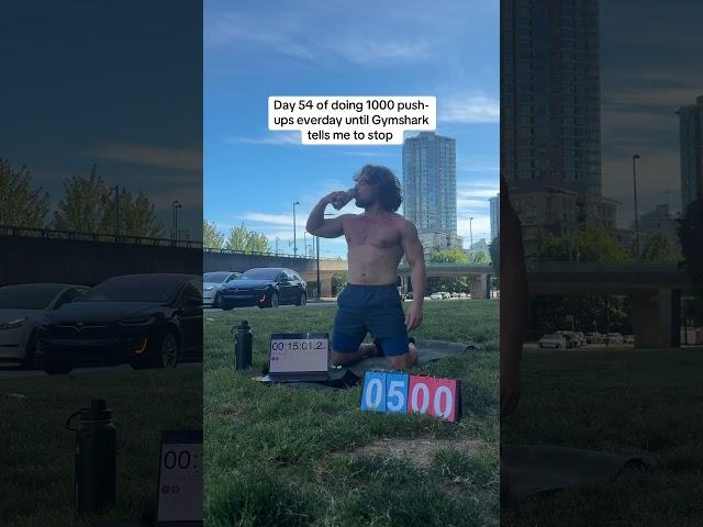 Day 54 of doing 1000 push-ups everyday until Gymshark tells me to stop!