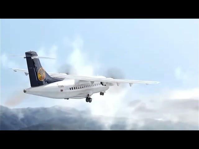 Santa Barbara Airlines Flight 518 - Crash Animation