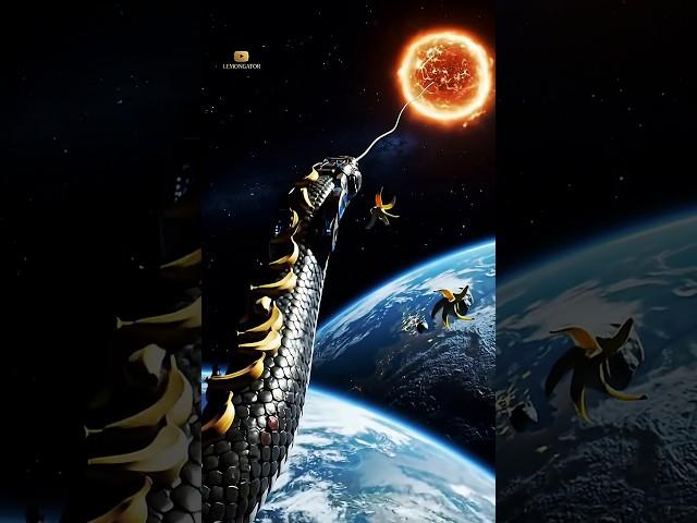 He unplugged the sun | Bananaconda Monster Robot #shorts