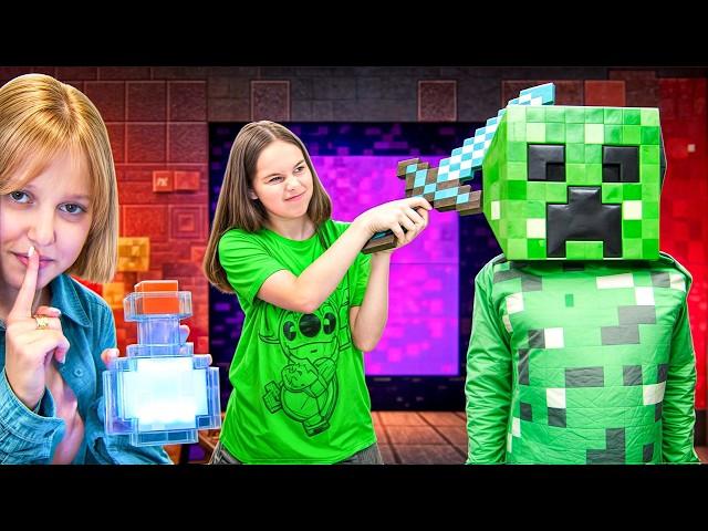 MINECRAFT in Real Life! Amelka Karamelka Dark Stories 