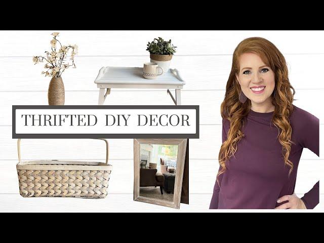 SHOP WITH ME AT THE GOODWILL BINS • HAUL & DIY DECOR + SIMPLE WAY TO UPDATE OAK