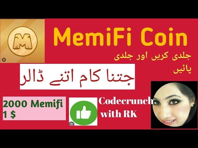 MemiFi coin Tap-to-Earn Game