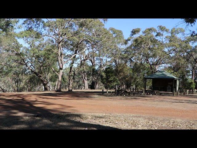 Cavendish on Wannon Campground, west of the Grampians Range, Victoria, Australia