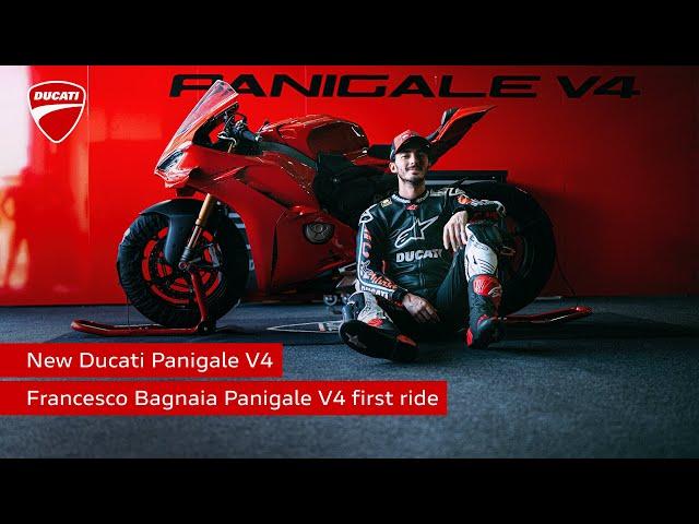 Francesco Bagnaia | New Panigale V4 | First Ride