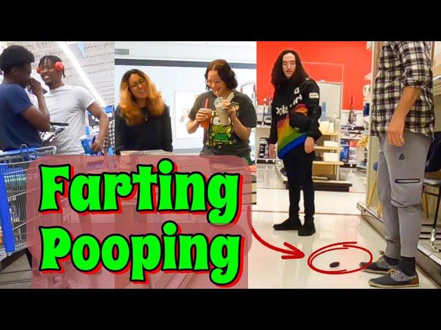 FARTING then POOPING on the FLOOR!  (Funny Fart Prank #9) 