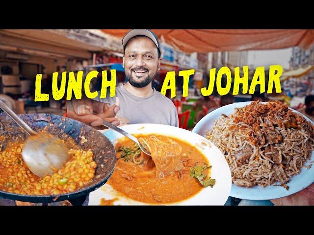 Special Dal Fry, Hyderabadi Pulao, Haleem in Karachi, Gulistan e Johar | Street Food PK