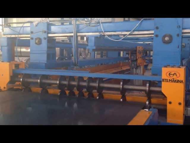 BTE MAKİNA 6 MM BOY KESİM HATTI ( HİDROLİK ÜTÜLEME-LEVELLER)