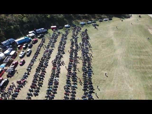 Devil's Staircase - Motorcycle hill climb event - drone footage