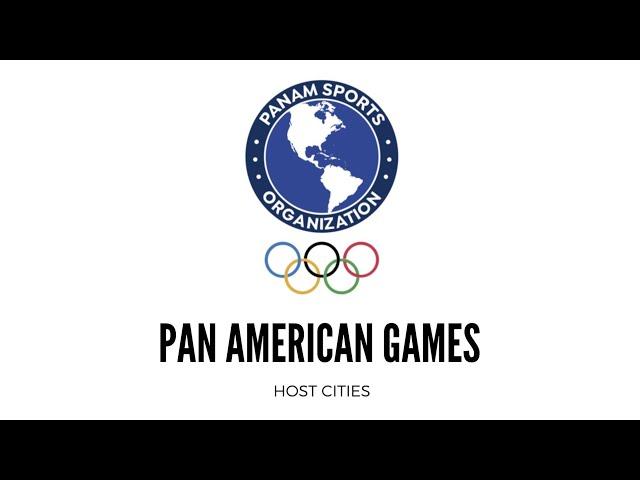 All editions of the Pan American Games 1951 - 2023.