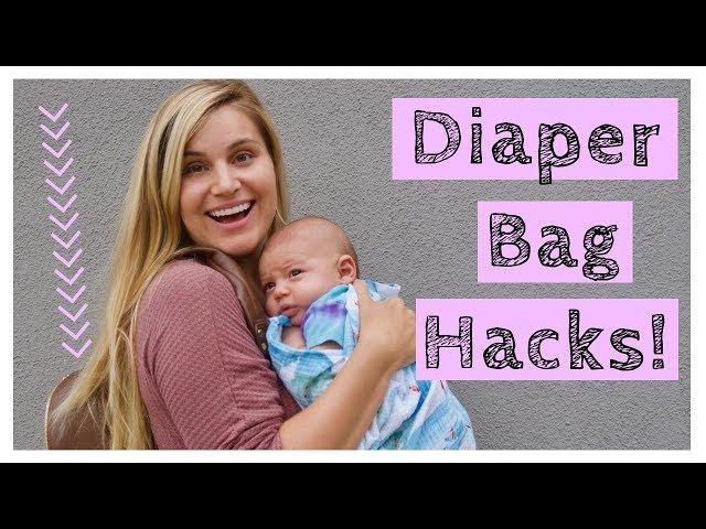 HACK YOUR DIAPER BAG - Life Changing Diaper Bag Organization Tips and Hacks